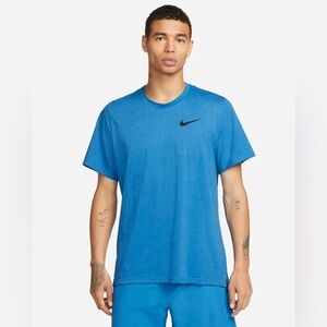Nike Pro Dri-FIT Men's Short-Sleeve Top Blue DQ4866-435